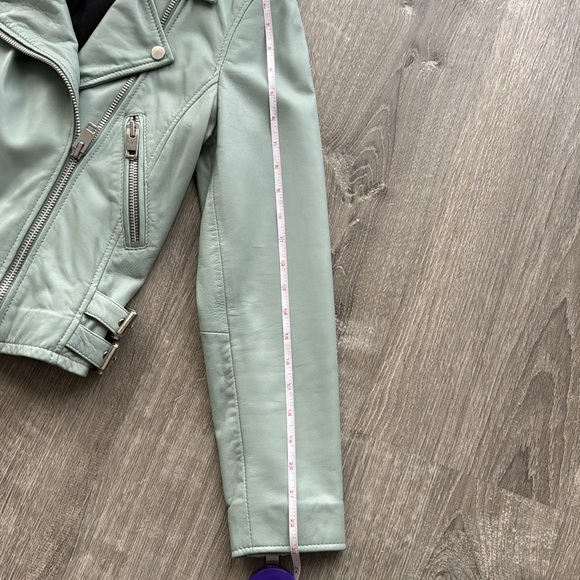 BNWT Walter Baker Leather Biker Jacket M - Picture 10 of 11